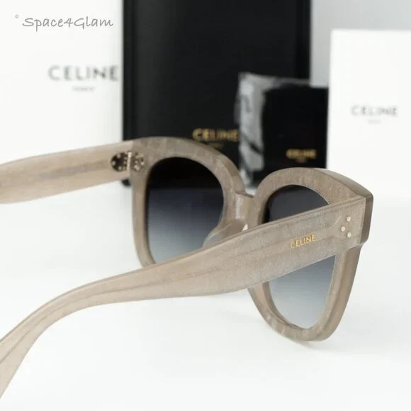 Celine Women Sunglasses Grey Silver Glitter Grey Grad  display picture 2